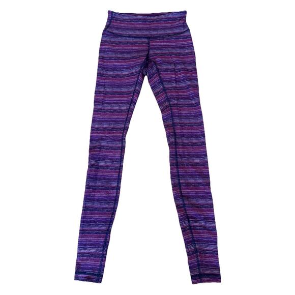 Lululemon Wunder Under Leggings pant 111 space dye‎ twist Size 4 - Picture 4 of 10